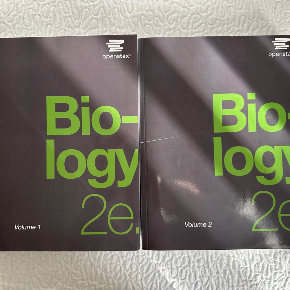 Biology 2e Textbook Set - Black and Green